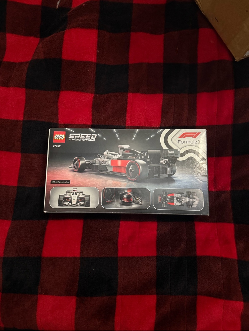 LEGO Speed Champions Audi Revolut F1 wCar - Black, Gray & Red